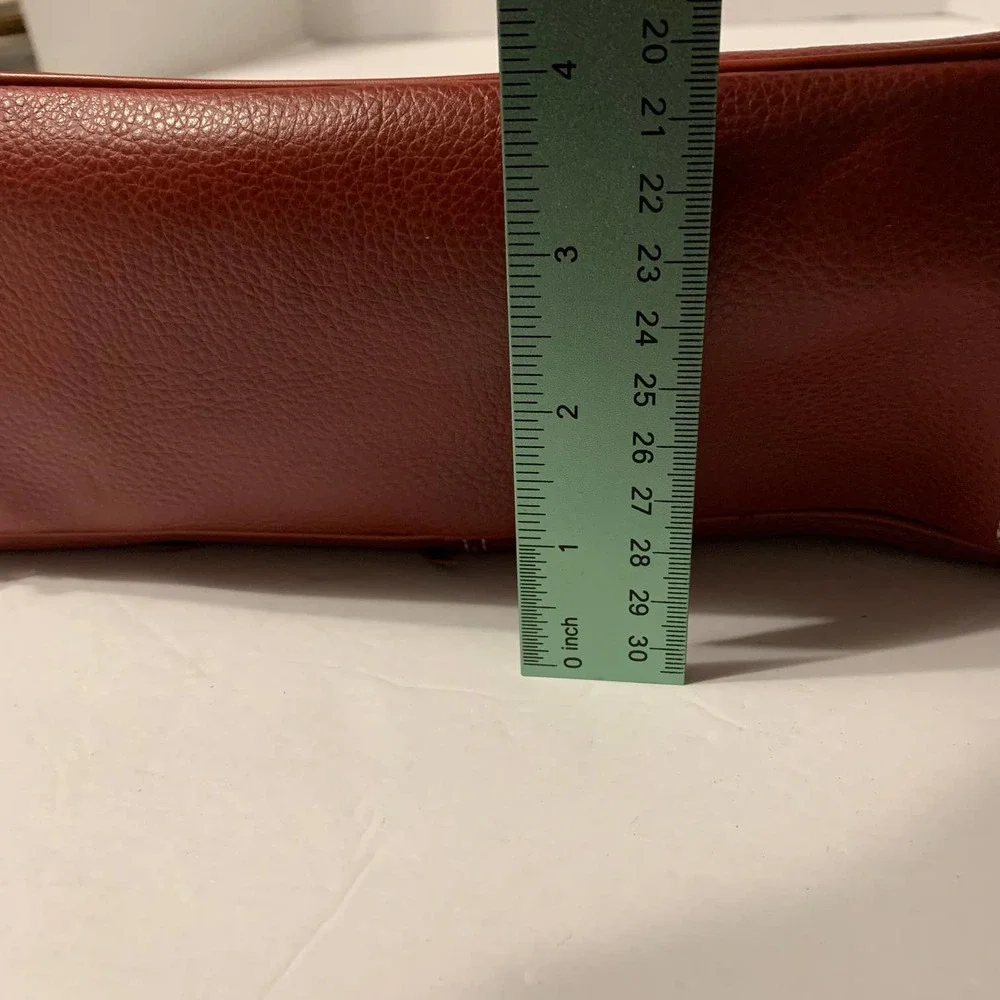 Red Pebbled Leather‎ Satchel NWOT